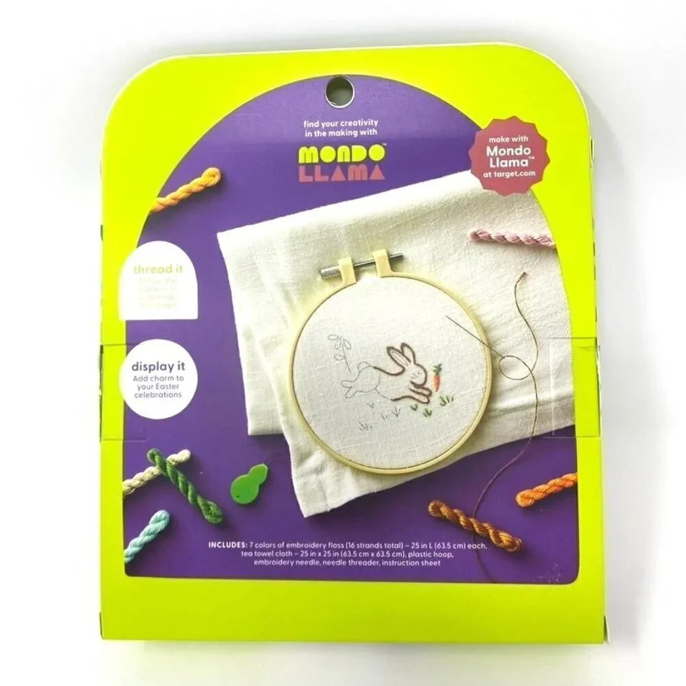 Target Create-Your-Own Easter Bunny Tea Towel Kit - Mondo Llama™ Kids' Crafts E3